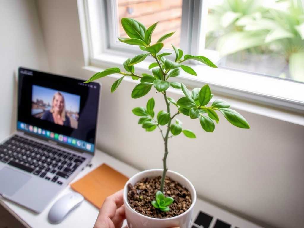 How to Create a Mini Indoor Garden Centered Around Your Money Tree