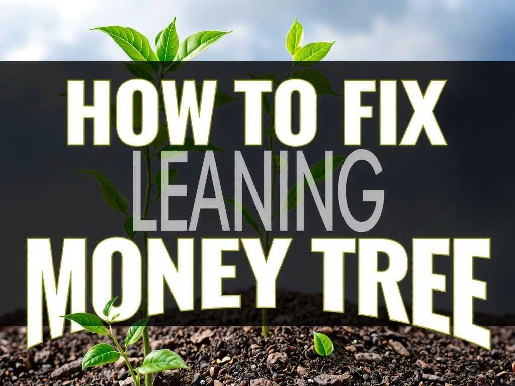 How to Fix a Leaning Money Tree(1) How to Fix a Leaning Money Tree(1)