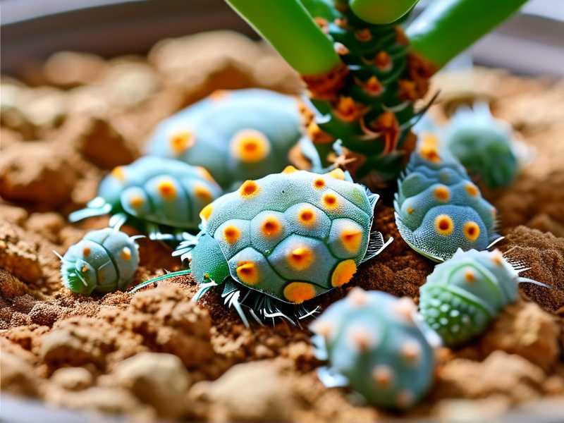 How to keep mealybug eggs out of money tree pot soil crevices