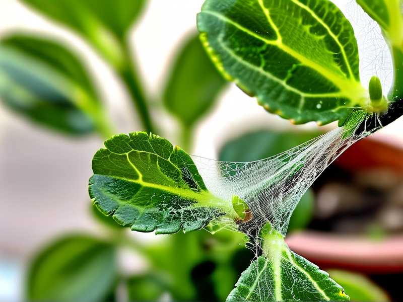 How to stop spider mite webbing on shaded inner money tree branches