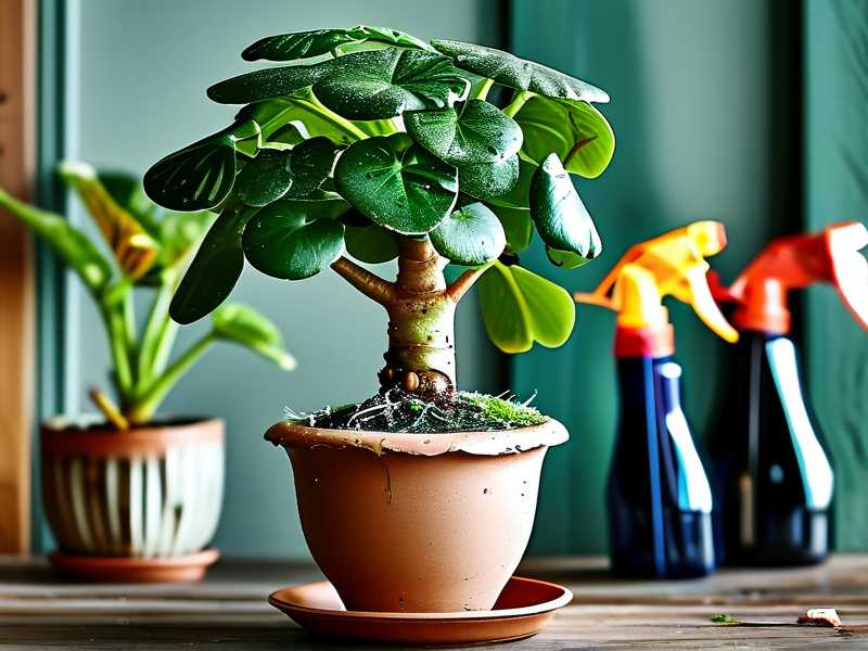 How to stop bacterial infection from pruning‑shear wounds on money tree